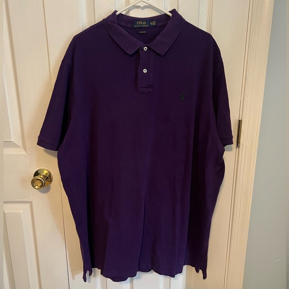 Polo Ralph Lauren Other - Polo Ralph Lauren Men's XXL Purple Cotton Classic Fit Short Sleeve Polo Shirt